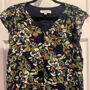 Loft floral shirt
